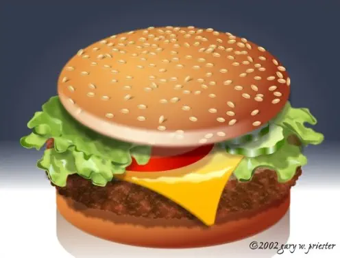 Cheeseburger ©2002 Gary W. Priester All rights reserved